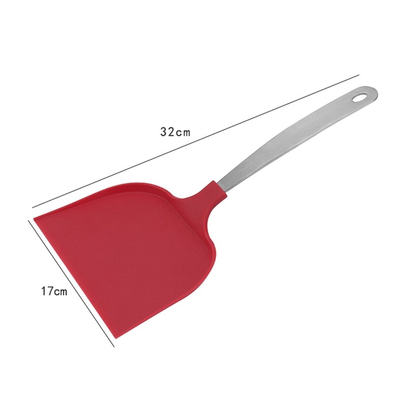 Kitchen Bread Non Stick Paddle Oven Stainless Steel Handle Household Pizza Peel Cake Shovel Hole Anti Slip