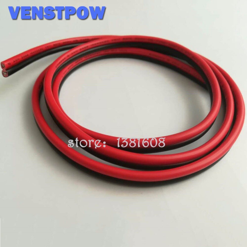 1 M/partij Rood Zwart 2Pins 14AWG Led Extension Uitgedund Koperdraad Kabel Met Draad Doorsnede 2.0 Pvc geïsoleerde Draad Voor Auto