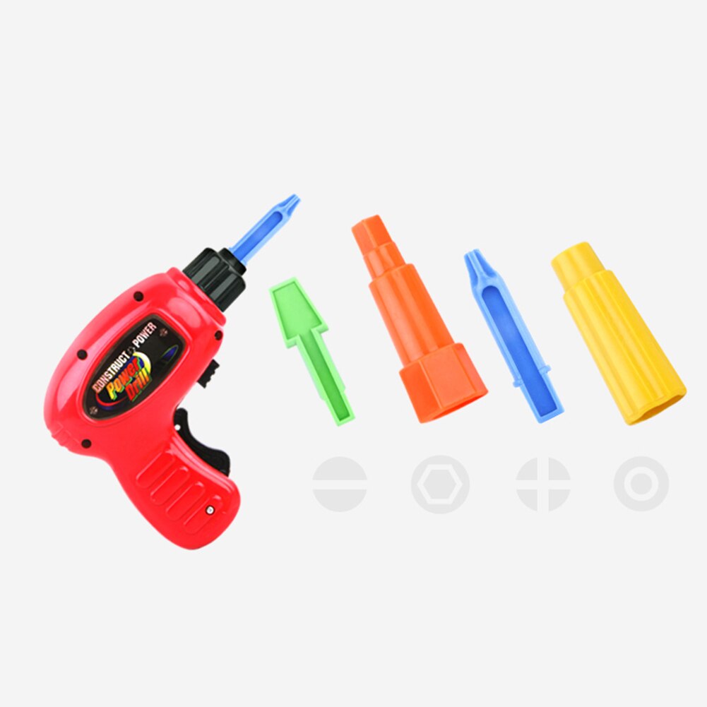 9Pcs Simulatie Elektrische Boren Reparatie Tool Kit Kinderen Simulatie Pretend Play Game Kids Toy