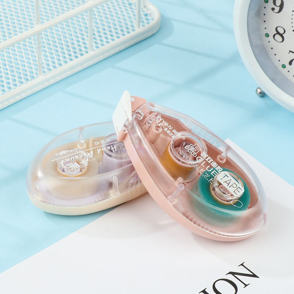 8mmx 6m Double Sided Adhesive Paper Tape Dot Liner Tape Glue Scrapbooking Crafts Adhesive Office School Supplies Stationery