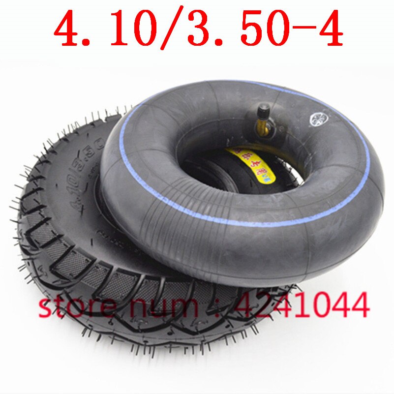 Neumático de 10 pulgadas 4,10 3,50-4, neumáticos exteriores 4,10-4, tubo interior, apto para triciclo eléctrico, carro, Scooter Eléctrico, almacén