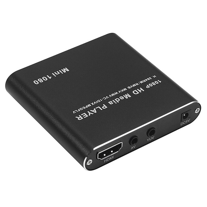 Multimedia Player Full 1080P USB External Media Player Hard Disk Player with Remote Control Support WMV MP3 HDD