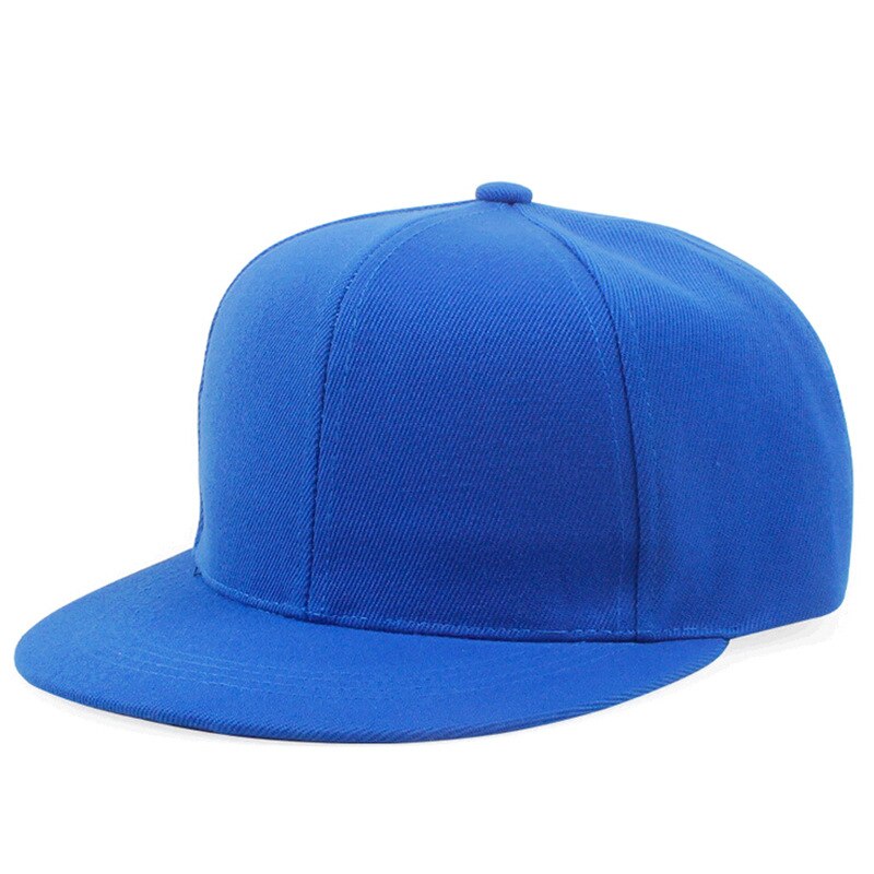 Casquette à rabat de couleur unie pour hommes et femmes, casquette d&#39;extérieur, réglable, Hip Hop, baseball, bonne: blue