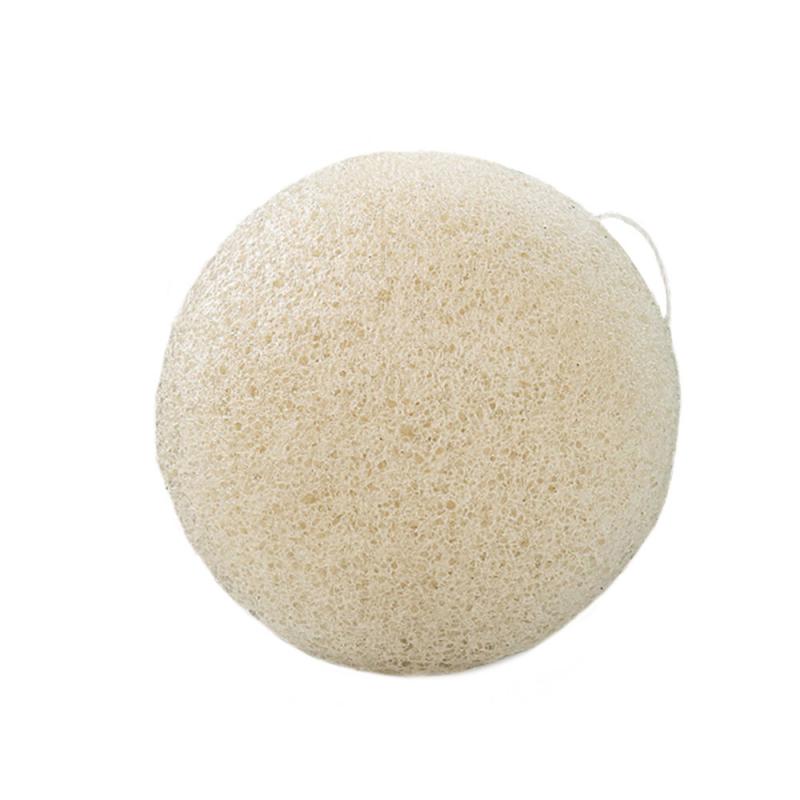 1Pcs Konjac Cosmetic Puff Face Cleaning Sponge Puff Round Shape Reusable Portable Facial Exfoliating Wash Brush Face Makeup Tool: 02