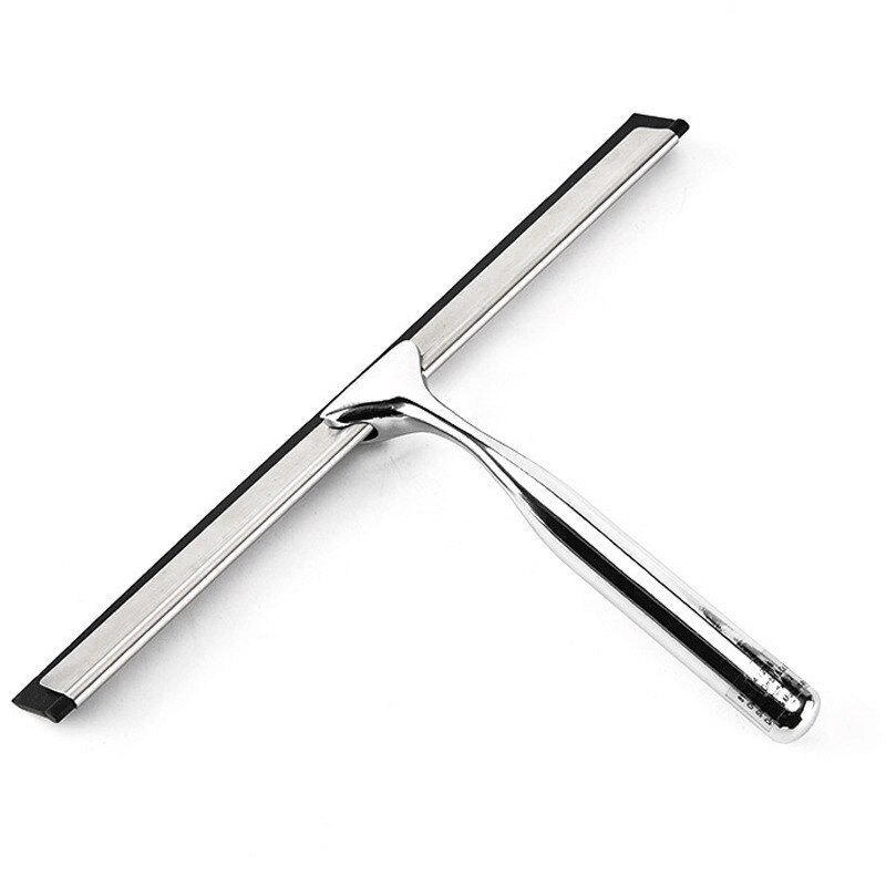 Stainless Steel Window Glass Wiper Cleaner Squeegee Shower Bathroom Mirror Brush