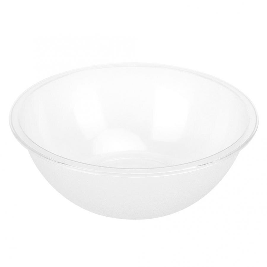 Store runde klare akryl serveringsskåle salat frugt buffet serverings beholdere fade service frugt tallerken skål
