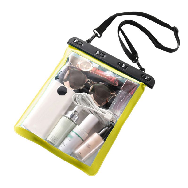 Large Clear Beach Tote Bag PVC Shoulder Waterproof Handbag Security Travel Sports Surfing PVC Swim Jelly Bags