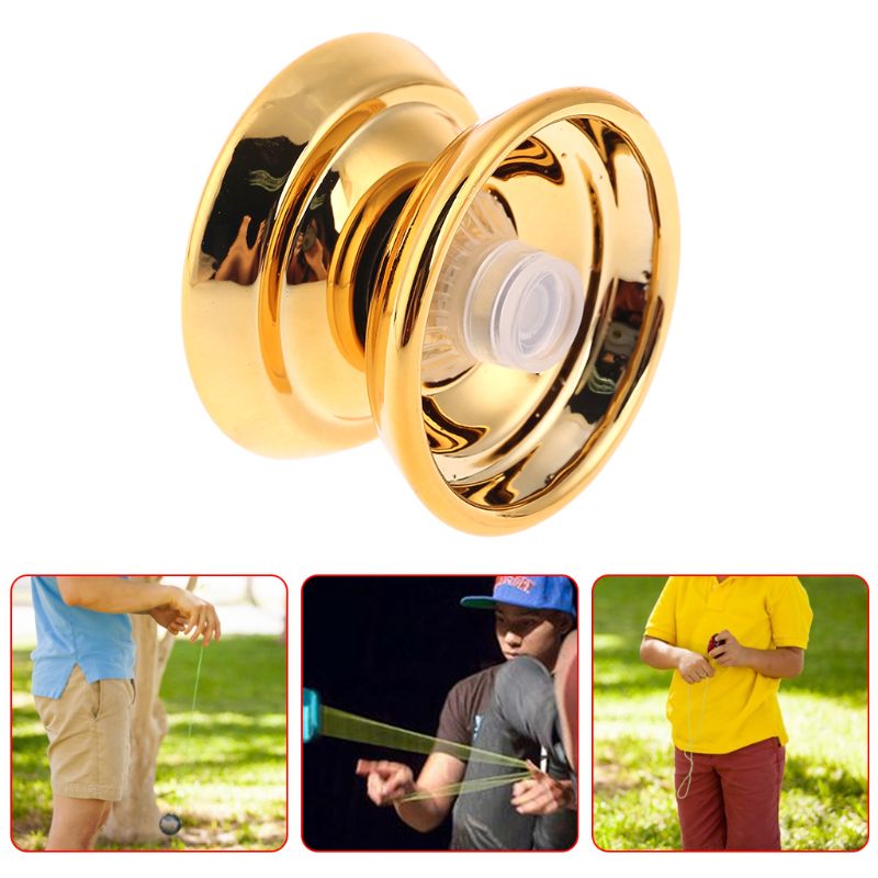Kids Children Toys Alloy YoYo Ball Bearing String Aluminum yoyo