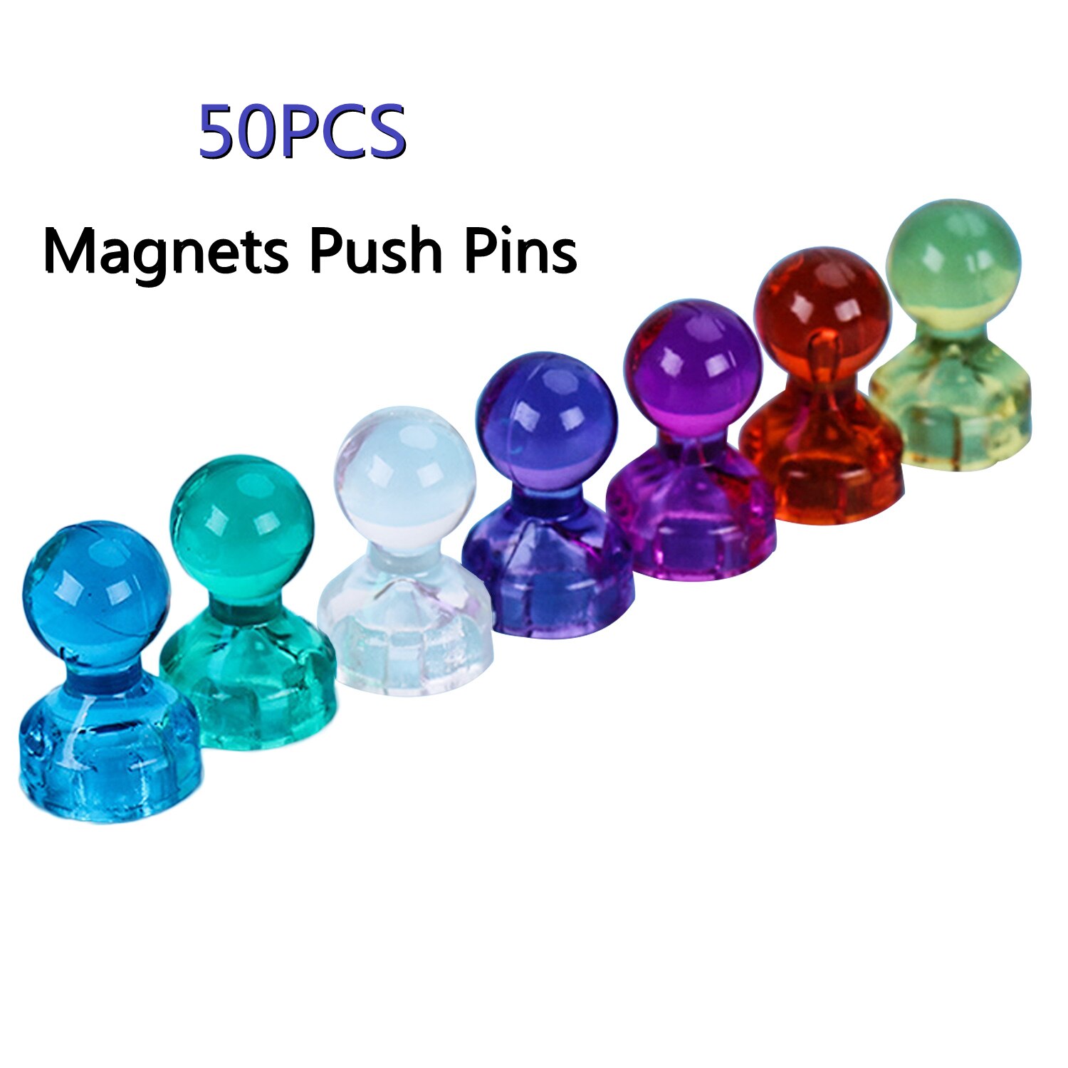 50pcs Push pin Office School Supplies thumbtack Strong Neodymium Magnets Cones Super Magnet pinboard Chess Magnetic push pins