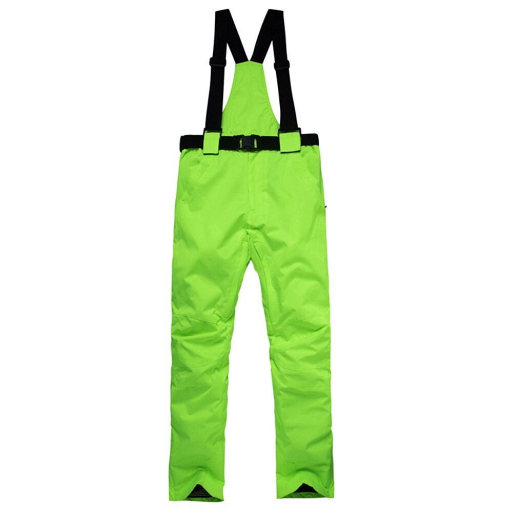 Ski Broek Mannen En Vrouwen Outdoor Winddicht Waterdicht Warm Paar Sneeuw Broek Winter Ski Snowboard Broek: green / XXL