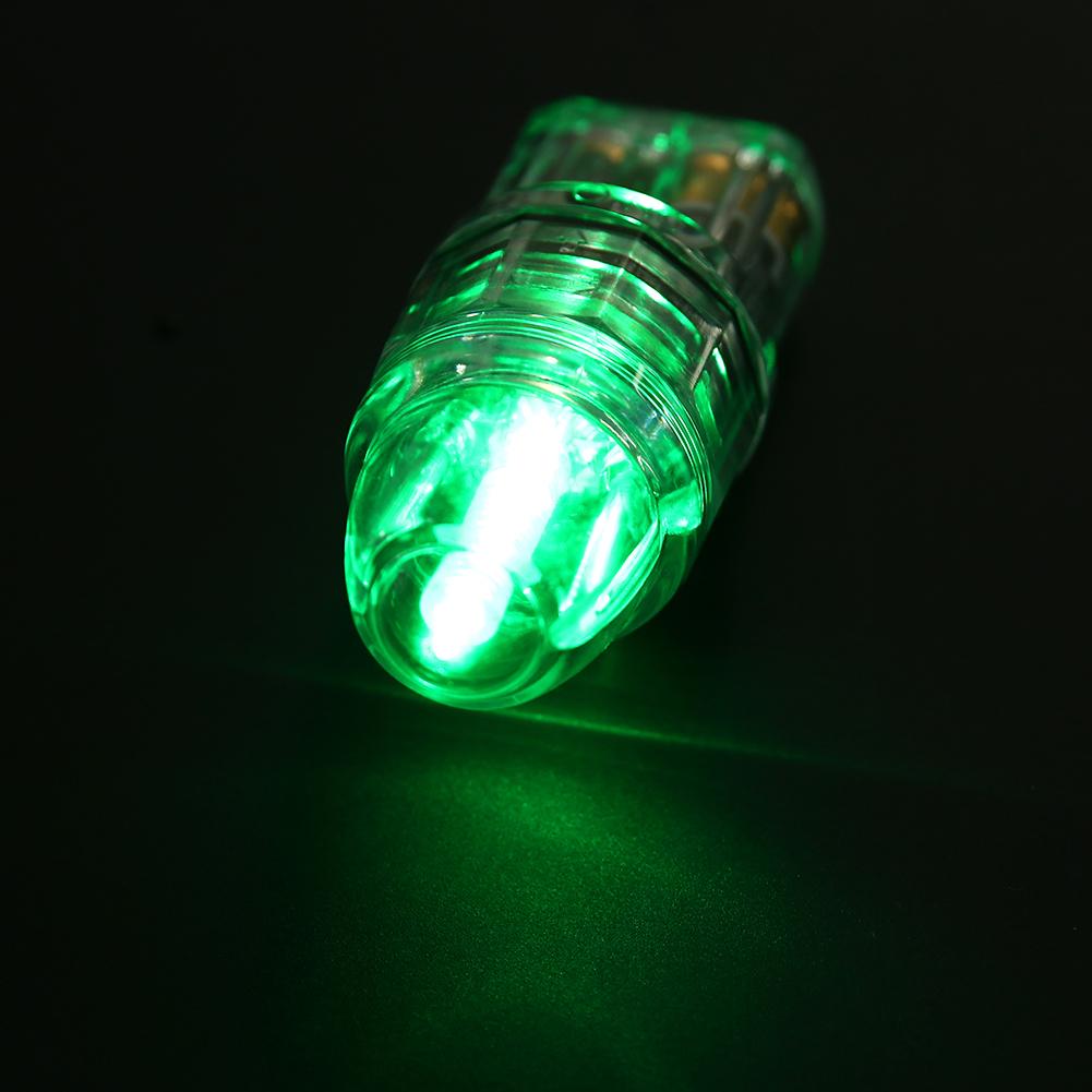 Underwater Deep LED Flashlight Fish Attracting Indicator Squid Fish Lure Light Green Fishing Lamp Use in 300m Water Depth