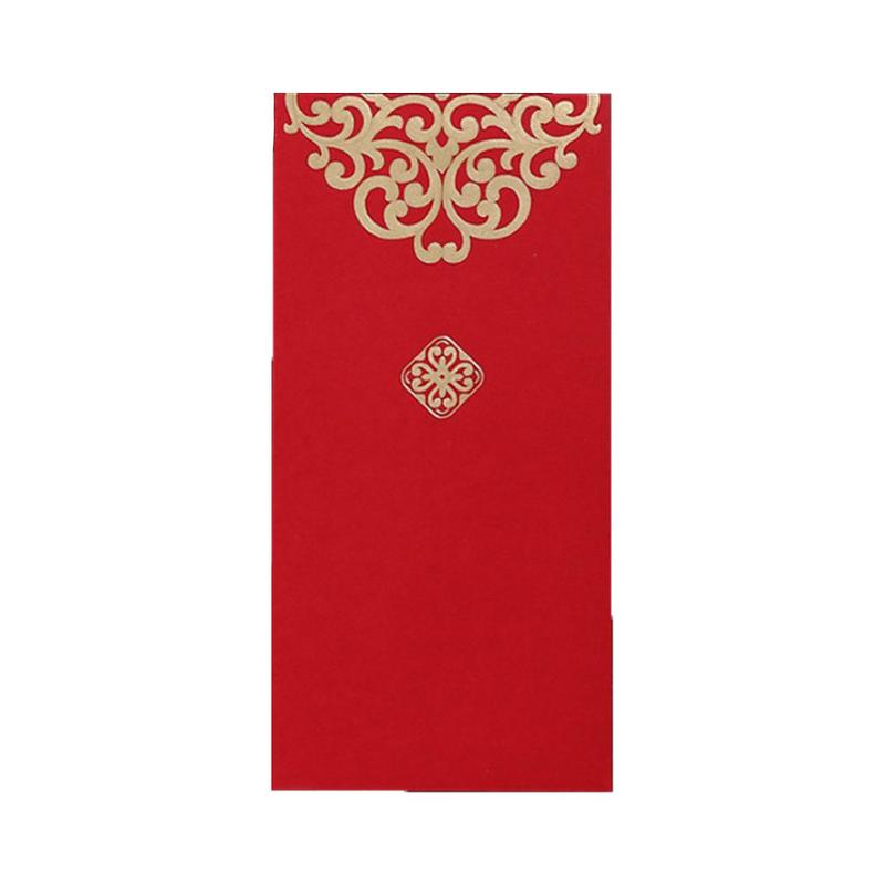 10 stks/set Rode Envelop Chinese Jaar Rode Pocket Envelop maat 8.8*18 cm