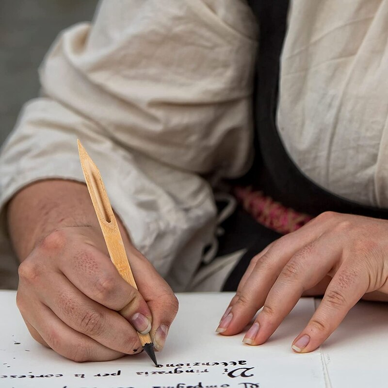 6Pc Dubbele Hoofd Harde Bamboe Pennen Polymeer Klei Gereedschap Aardewerk Keramische Vormgeving Gereedschap Voor Diy Klei Sculptuur Carving Levert