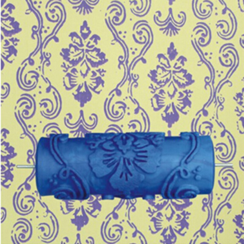 Gorący Model wzór 5 cal 3D gumy dekoracyjne ściany wałek malarski, wzór ścienny rolka, 025Y, darmowa wysyłka
