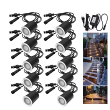 Outdoor Lighting DC 12V Led Deck Lights SMD2835 32mm Floor Lamp Recessed Underground Light Garden Street Stairs Led Light