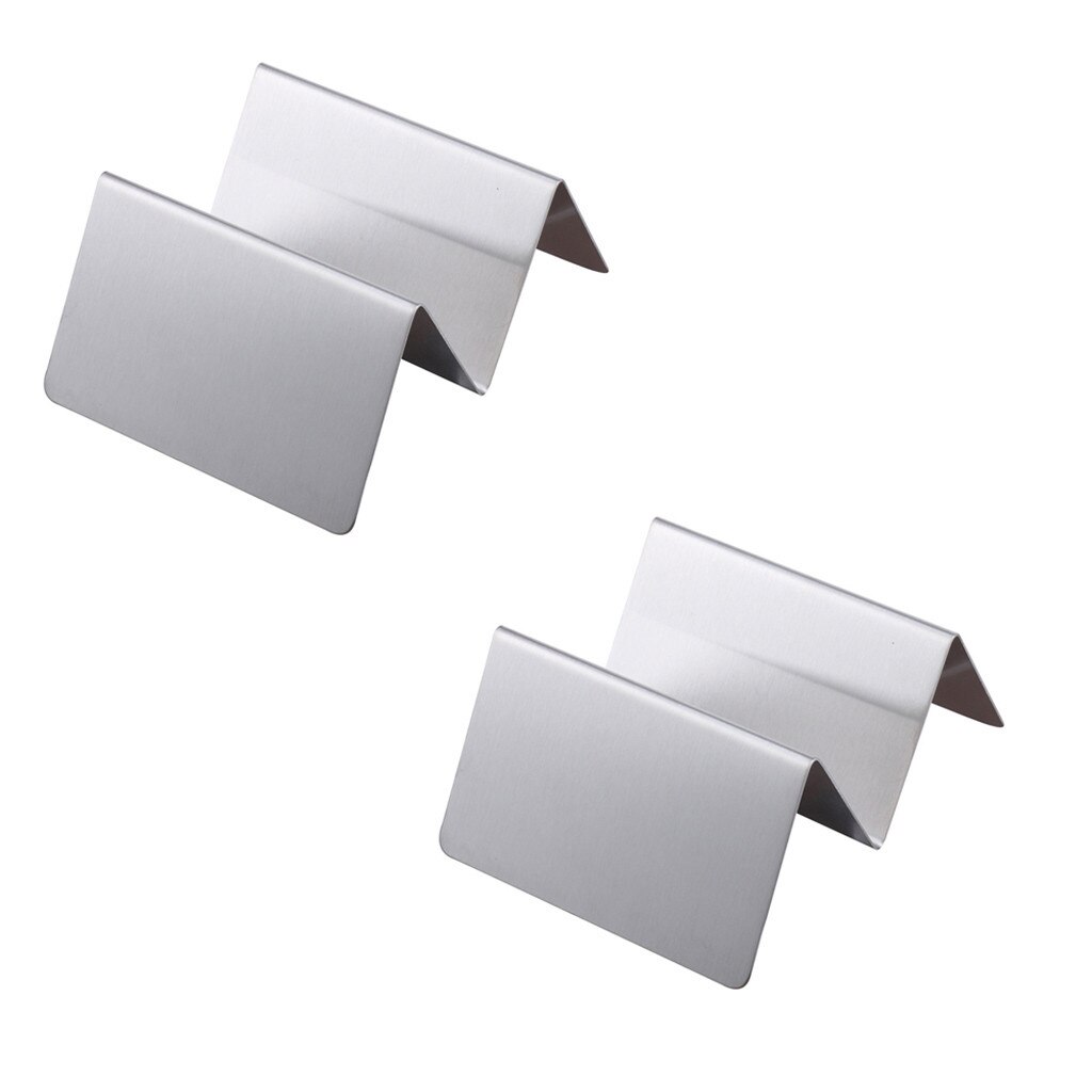 Stainless Steel Taco Holder Display Holders Kitchen Food Rack Shell Taco Houder Molde Cocina Kitchen Tool Taco Holder Rack Shell: 2pcs D