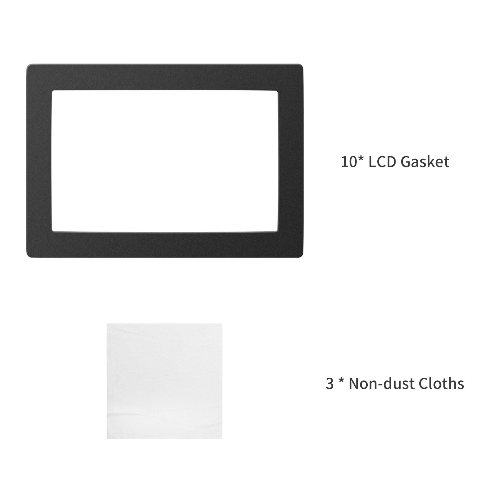 Lcd Pakking 9.5 X 6.7in Bescherming Van Hars Spill Met Non-Stof Doeken Compatibel Met Elegoo Saturn 8.9 Inch hars Screen: 10pcs