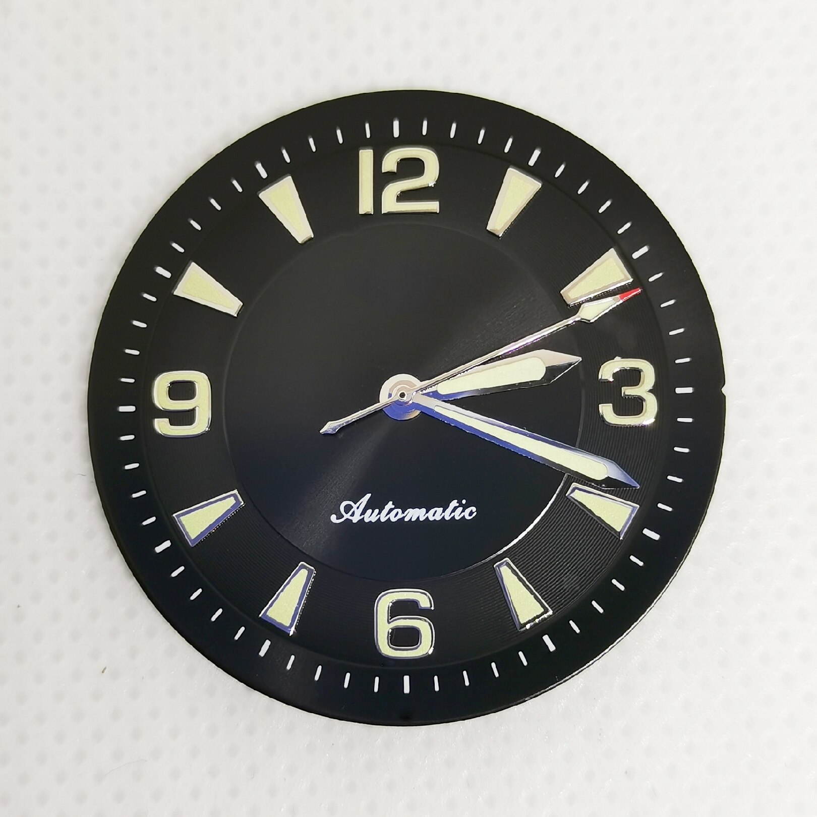 34.5MM green night light dial and hour hand for eta 2824/2892/2839 automatic mechanical movement