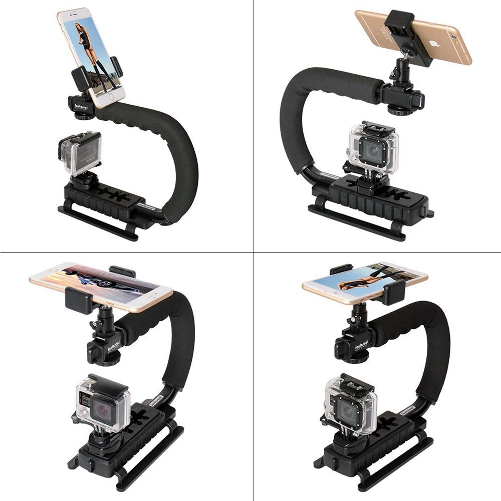 U-Rig Handheld phone Stabilizing Photography Video Rig Film Making Vlogging Recording Case Bracket Stabilizer for iPhone Samsung