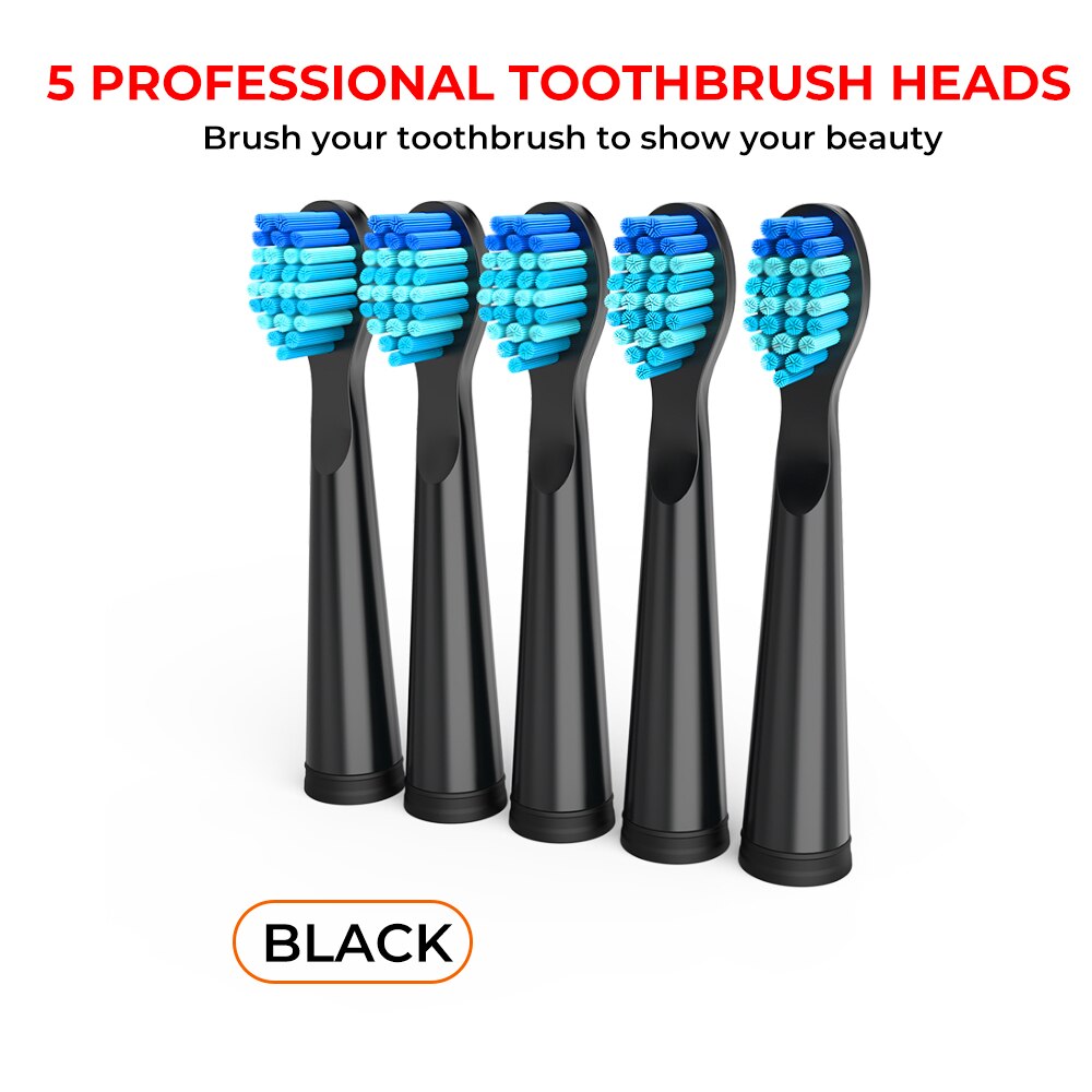 10 stk / sæt seago tandbørstehoved til lansung seago  sg610 sg908 sg917 tandbørste elektrisk udskiftning af tandbørstehoveder