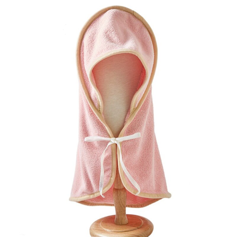 Zachte Sneldrogend Bad Huisdier Handdoek Effen Kleur Pluche Hond Pyjama Met Kap Super Absorberende Honden Katten Hoodies Puppy badhanddoek: Roze / M