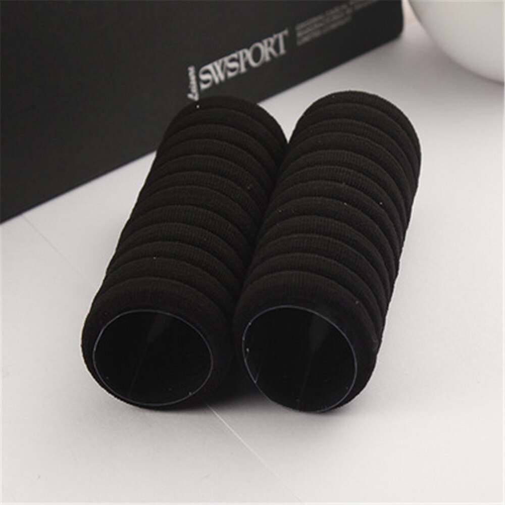 Lote de 24 unidades de coleteros de 4cm para niña, coleteros de colores del Arcoíris para niña, gomas de pelo elásticas, anillos de cuerda para niña, accesorios para el cabello: 3