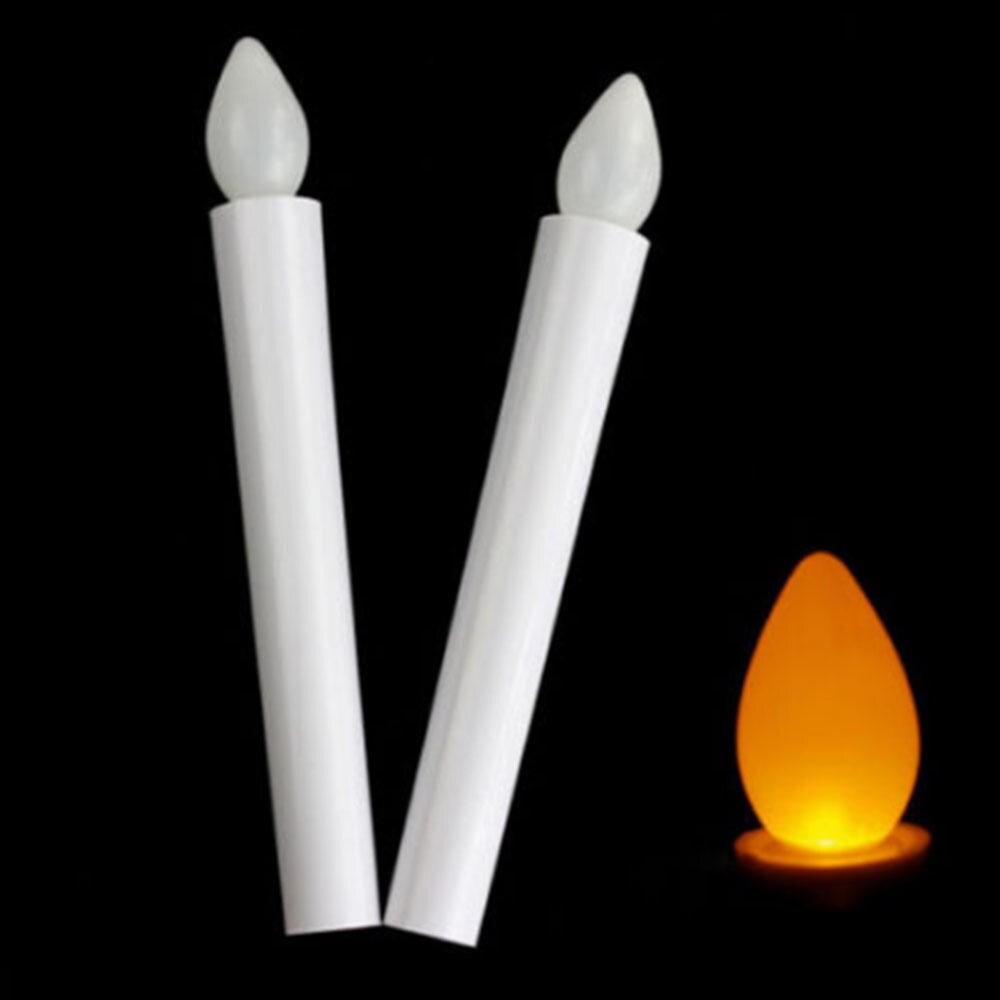 Electronic LED Tea Light Candles Realistic Battery-Powered Flameless Candles For Home Bedroom Party Wedding Festival Decoration: 1