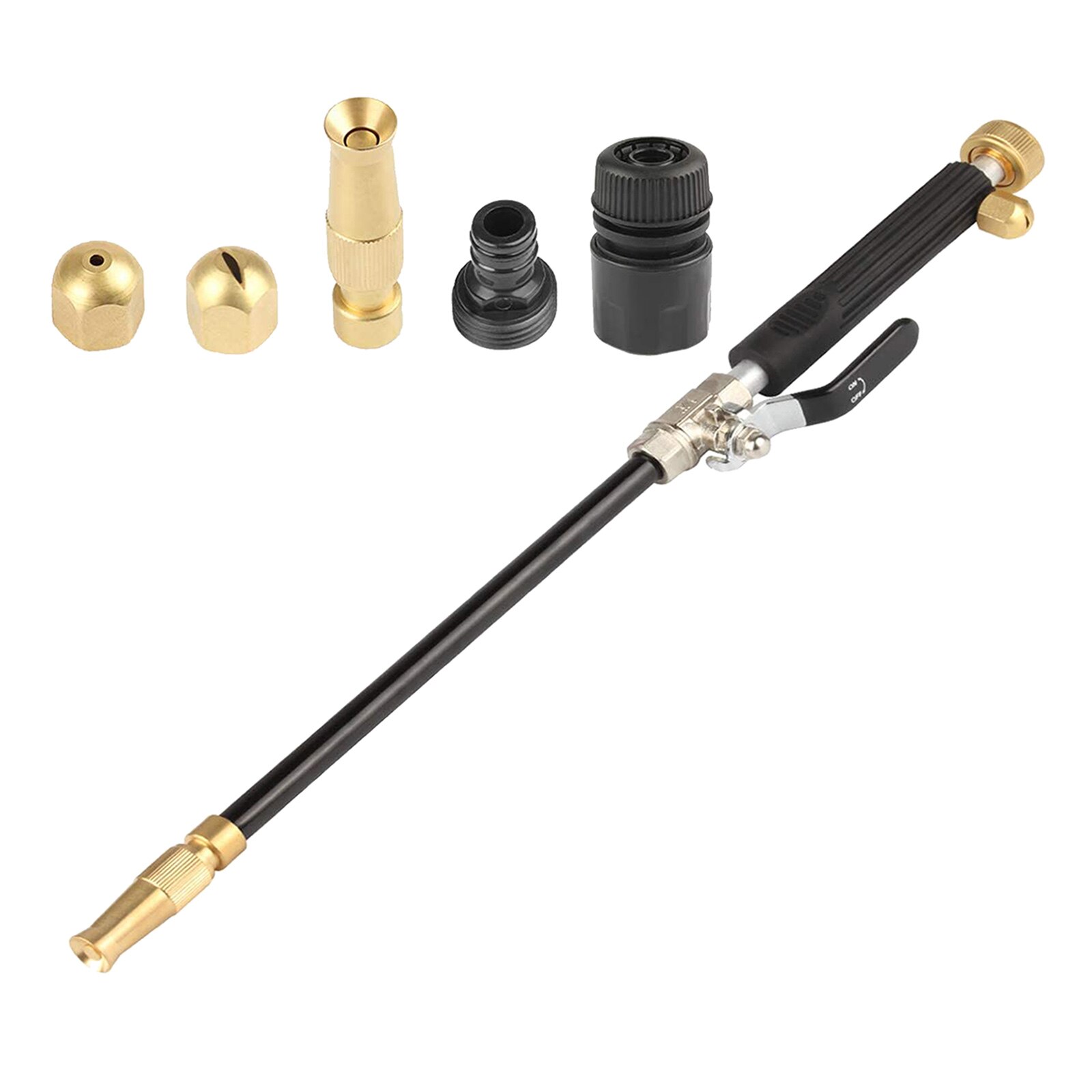 High Pressure Wand Hydro Water Jet Power Washer Water Hose Nozzle Glass Cleaner Garden Sprayer Car Wash Window Washing