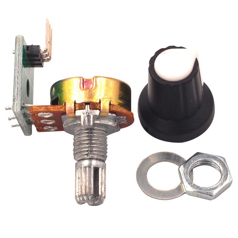 1 Road Relay Module with 10K Resistance Potentiometer Module Adjustable Resistance Module Single Turn Adjustable Analog