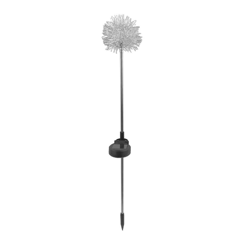 2pcs Solar Bollard Light Led Solar Stick Lights LED Solar Dandelion Ground Light Floor Garden Landscape Lamp for Yard Patio