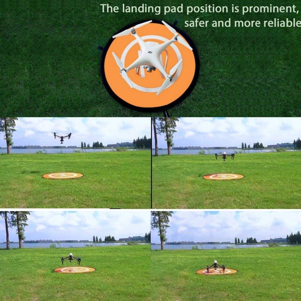 55cm hurtigt foldbare landingsplader til dji mavic 2 pro, mavic 2 zoom, mavic air, mavic pro, spark, phantom 2 3 4, og tello, xiaomi drone