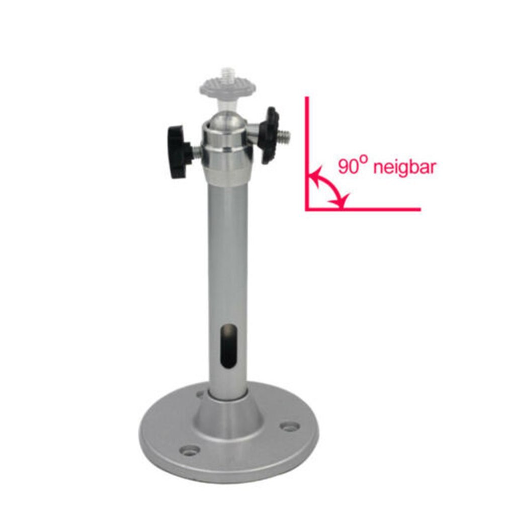 1pc 360 Degree Adjustable Projector Ceiling Mount Stand Wall Projector Bracket Metal Swivel Mount