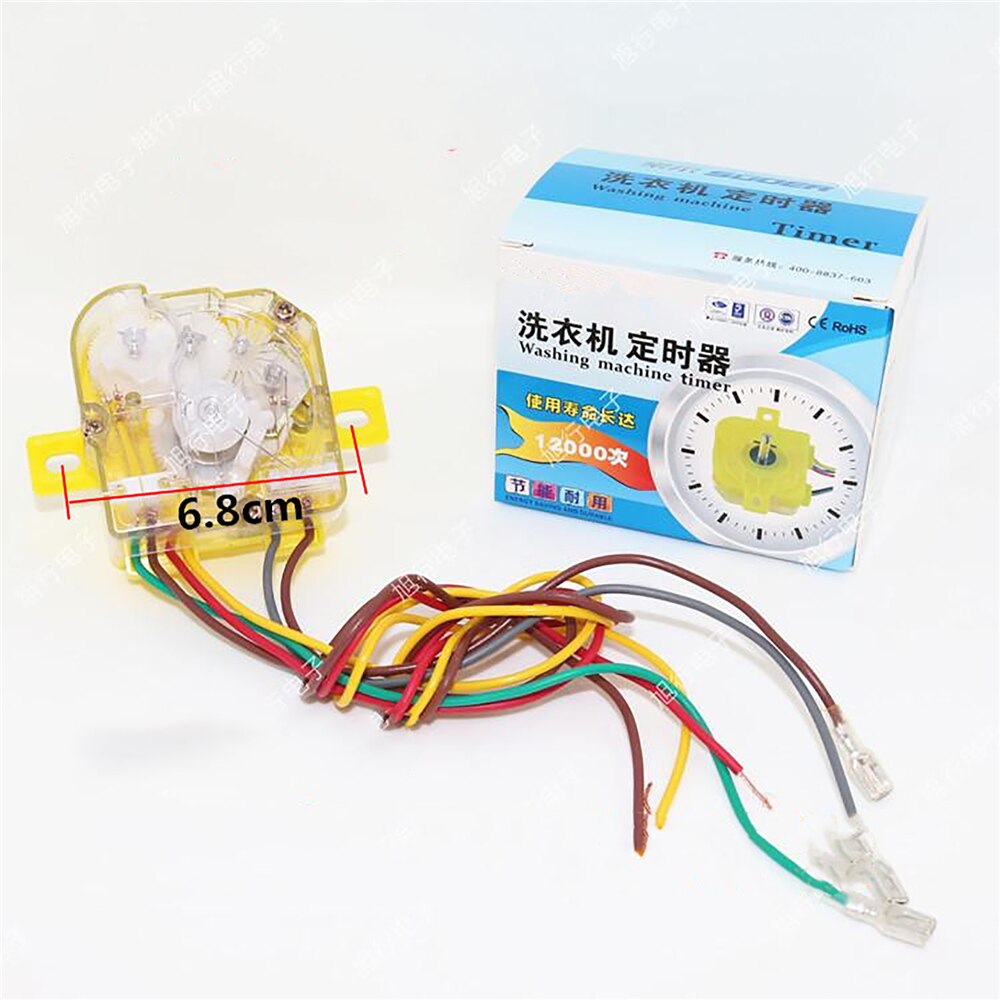 Timer Switch 3-line/6-line Replacement Washing Time Controlling Switch For SUOER Washer Timing Parts