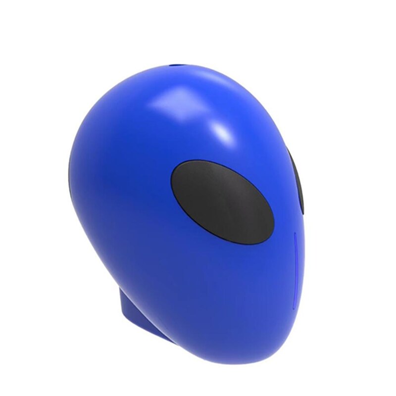 Laiyiqi Alien ET UFO pequeña cabeza inalámbrica Bluetooth altavoz calavera portátil correa de cordón BT de Navidad altavoz bocinas mp3: Blue