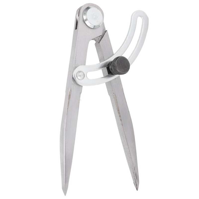 Steel Wing Divider Pencil Marking Compass Circle Maker Adjustable Scriber Craftsman 125mm