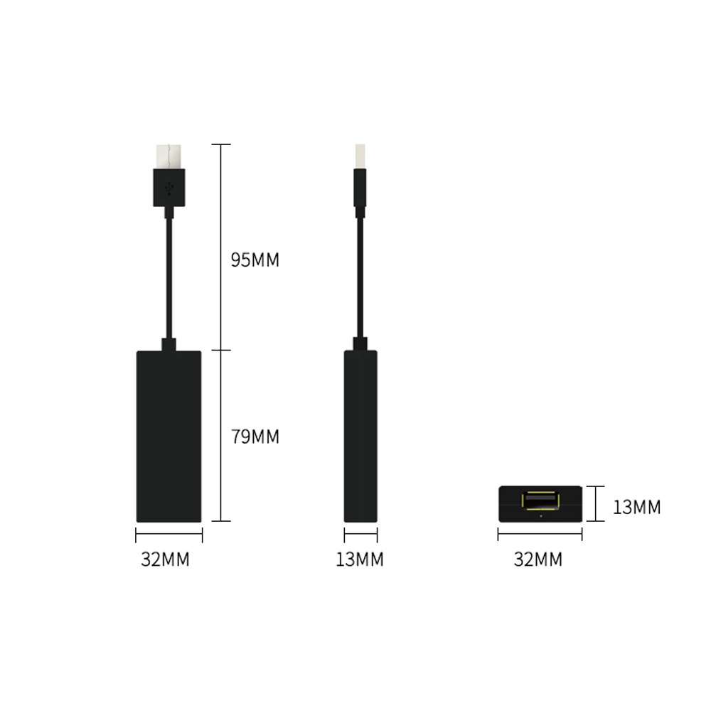 Android Car Navigation iPhone USB Carplay Module Bluetooth Connection Smartphones Projection Carplay Case Multimedia Player