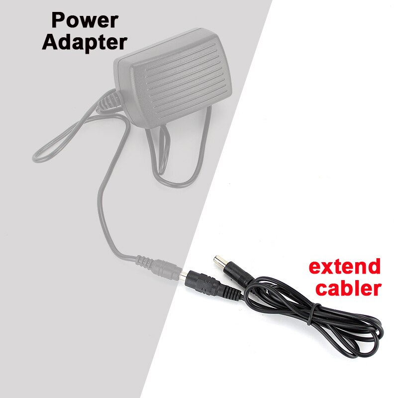 DC pwoer adapter verleng kabel 5.5mm x 2.1mm cctv camera power adapter poort verlengen kabel 1 m/ 2 m/3 m/5 m/10 m/20 m