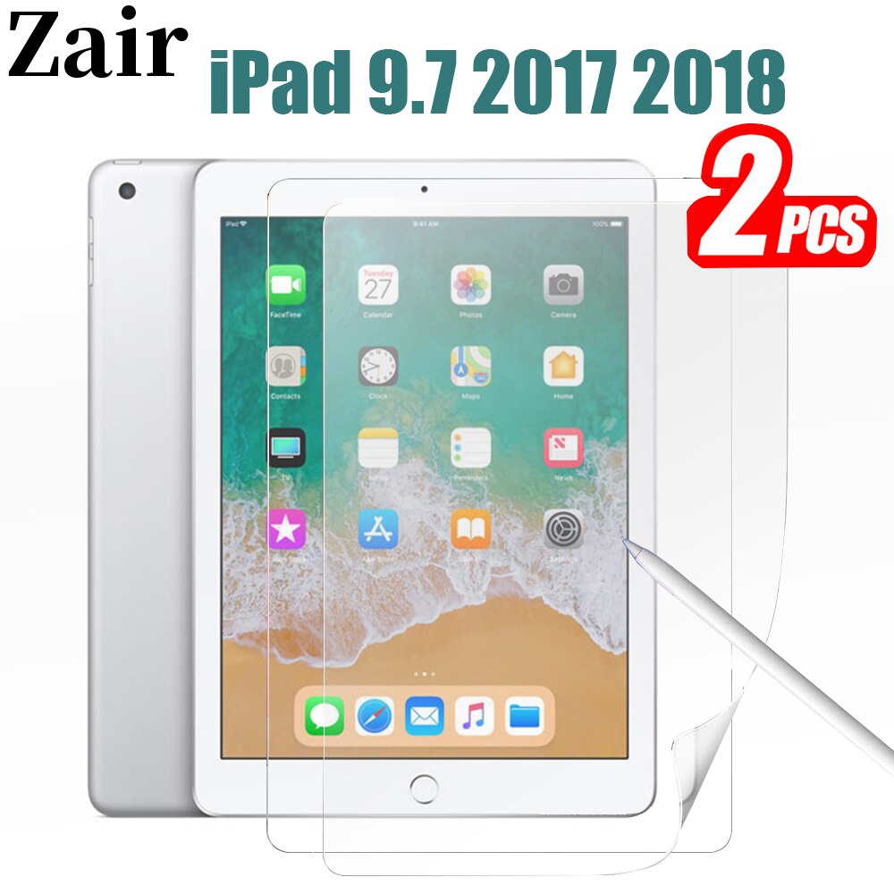 For iPad 9.7 Like Paper Textured Screen Protector PET Matte Film For Drawing iPad 5th 6th Gen A1822 A1823 A1893 A1954