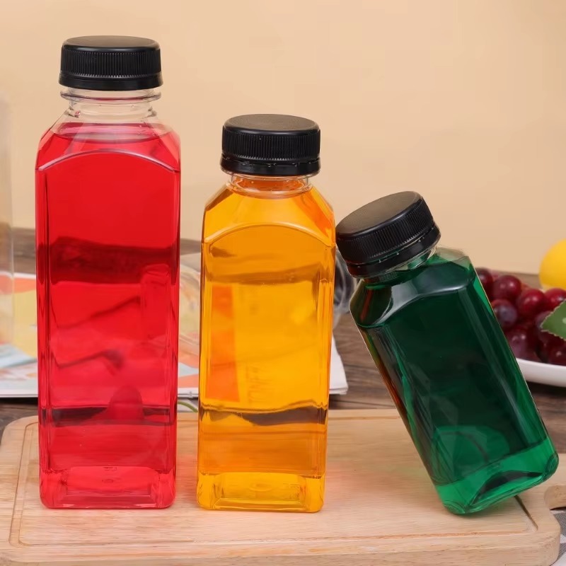 150/500ml tomme plastik drikkebeholdere med sorte skruelåg, genanvendelige til køkkenkøleskab, spiritus, mad, sovs, emballage