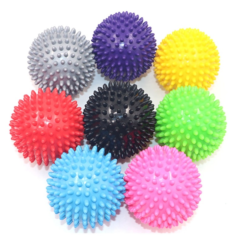 Bola de masajes para ejercicios músculos alivio de la mano estrés Yoga bolas Grip Interior Exterior duradera fisioterapia gimnasio deporte bola
