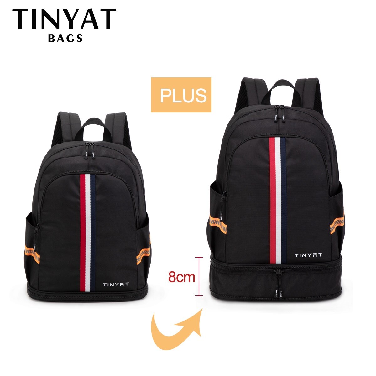 TINYTA Men&#39;s backpack Sports backpack Shoes Bag Women‘s’ Yoga bag Fitness Backpack Foldable School Backpack Travel Mochila