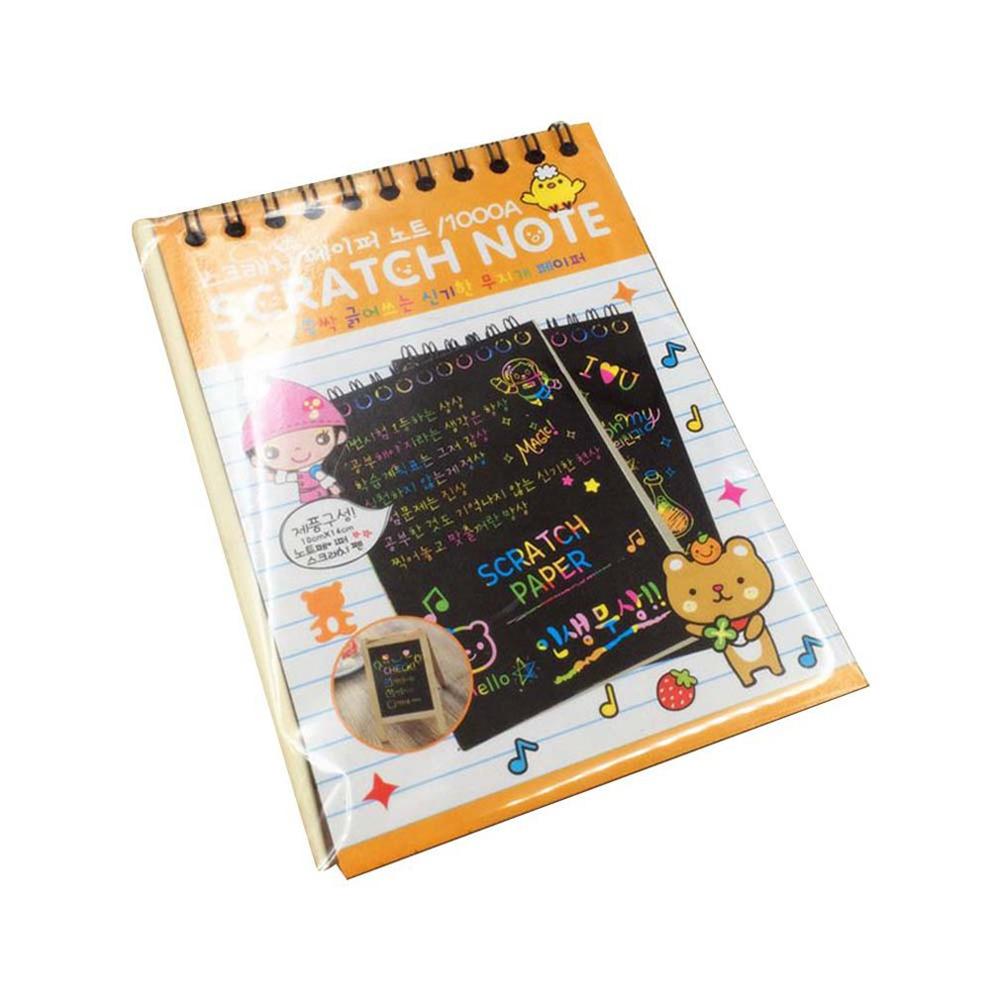 Drawing Painting Graffiti Diy Graffiti Blank Page Notebook Painting Eye Protect Coil Binding Good For Painting And Graffiti: Orange S