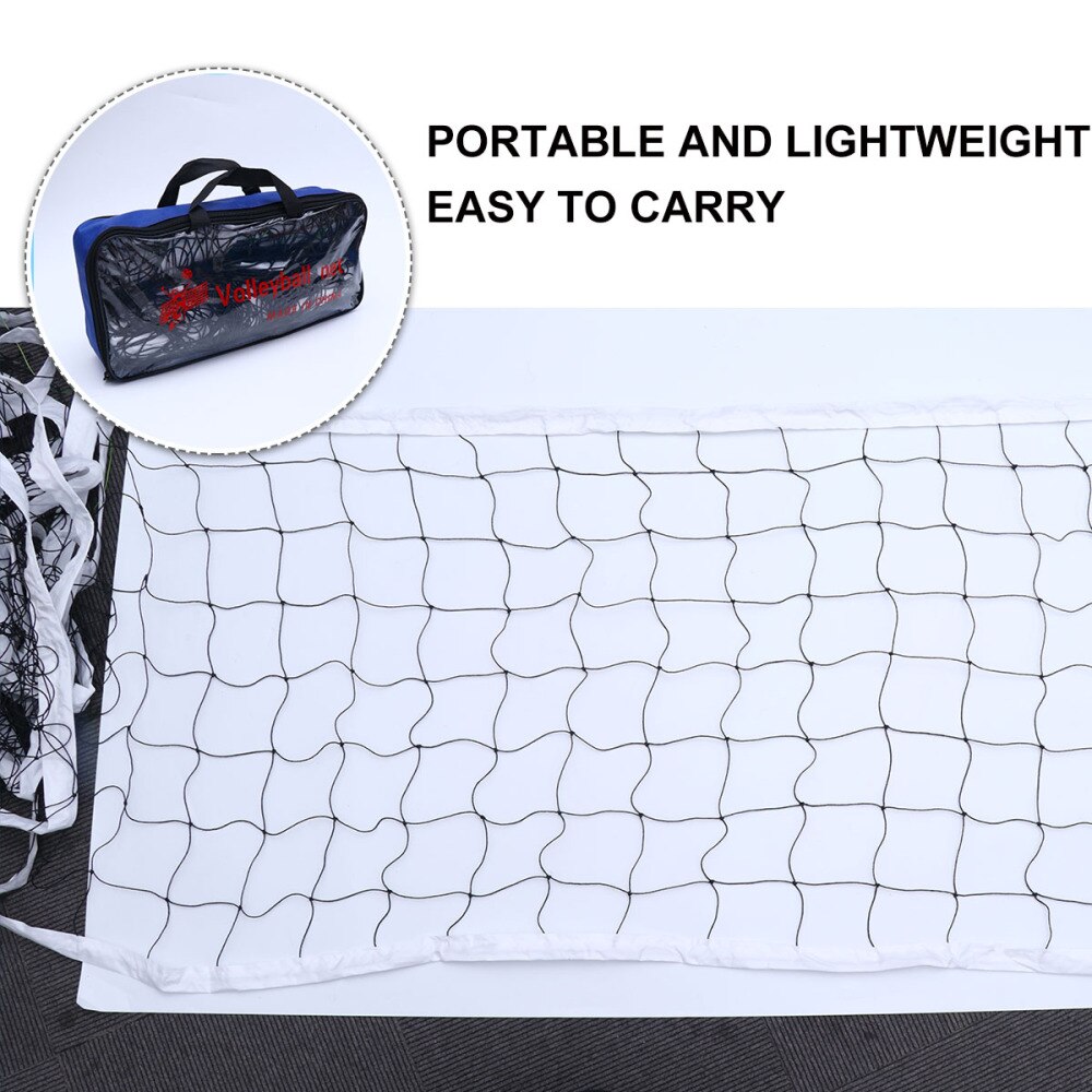 1 Set Portable Beach Volleyball Net Volleyball Net Set for Outdoor Sports