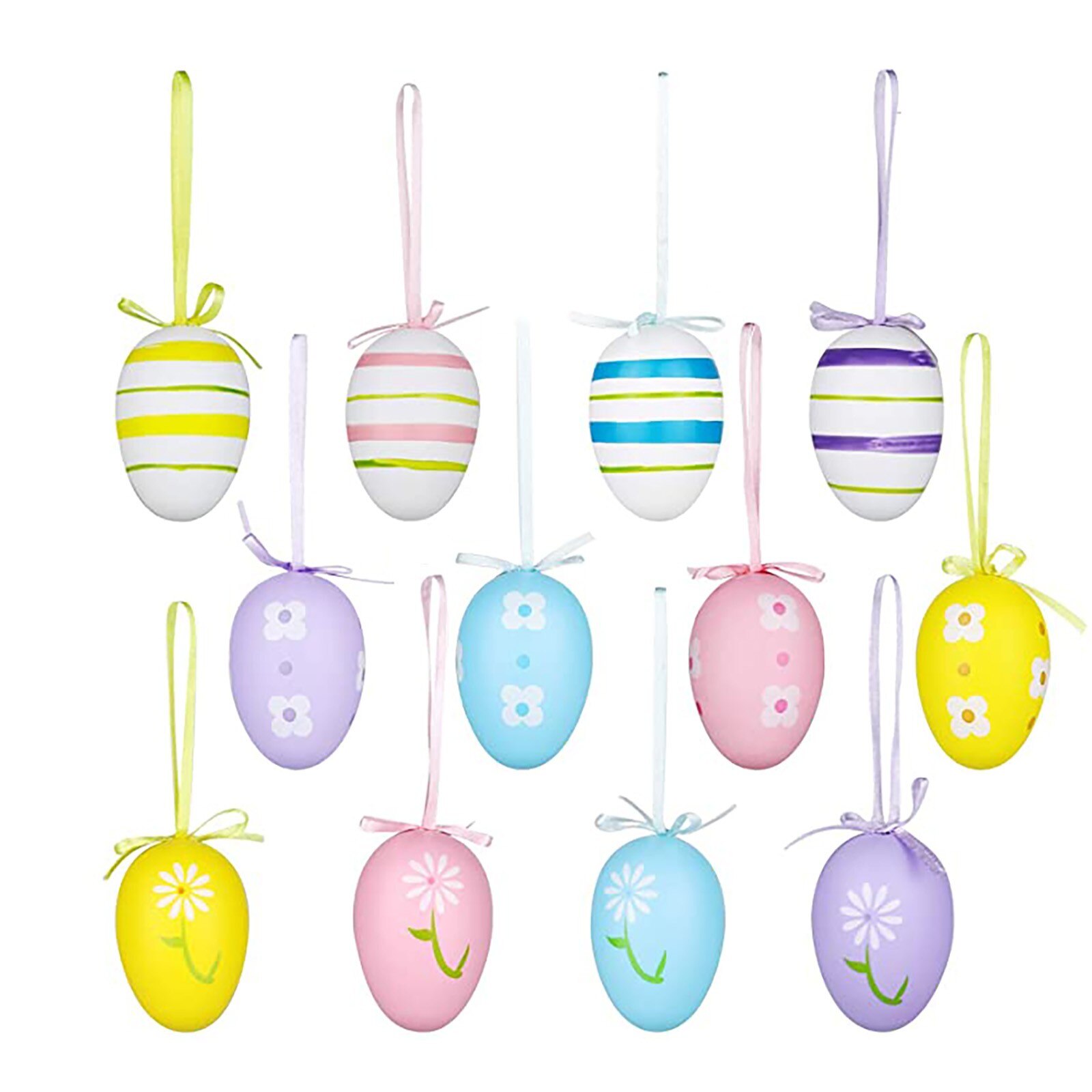 thumbnail image 2 of Rabbit Easter Egg Acrylic Ornament Window Hanging Colorful Spring Decor 2 of 13