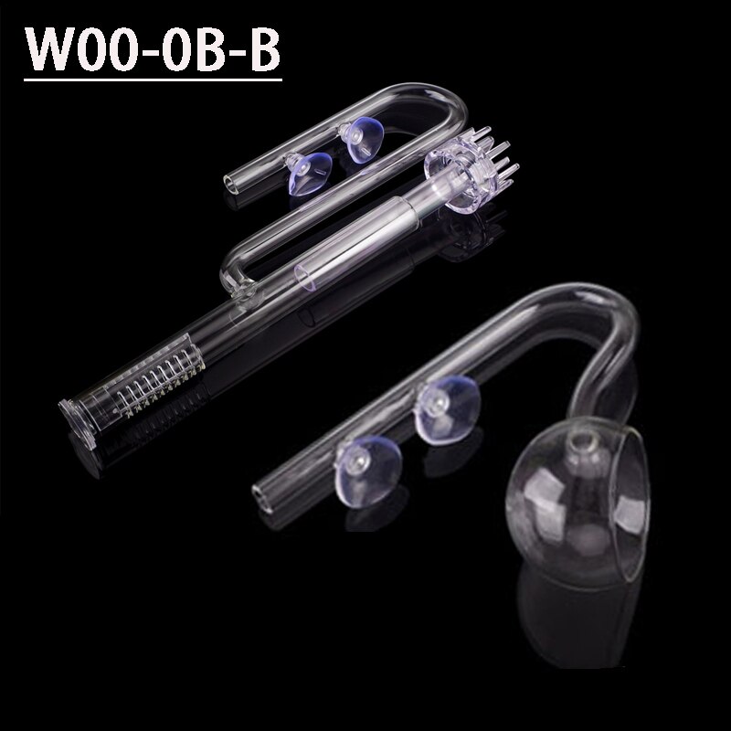 Zrdr Skimmer Glas Lelie Pijp Spin Oppervlak Instroom Uitstroom 13/17Mm Aquarium Water Plant Tank Filter Ada aquarium Filter: W00-0B-B / 13mm