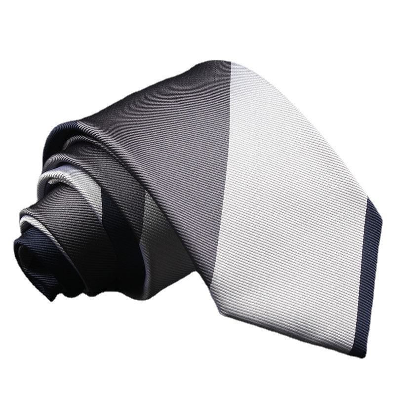 8Cm Jacquard Gestreepte Stropdas Voor Mannen Vrouwen Polyester Elegante Hals Voor Bruiloft Business Volwassen Suits Skinny Ties retro Stropdas