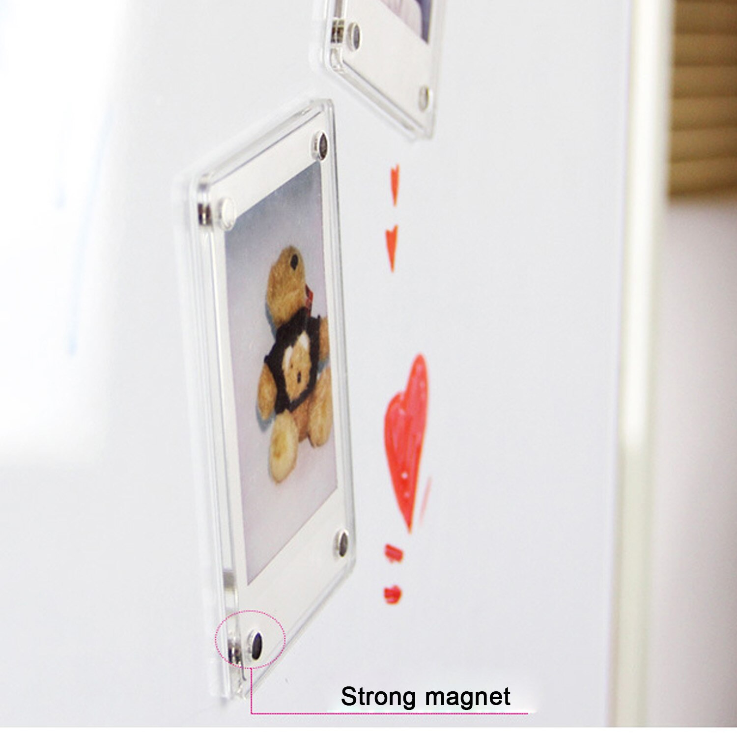 1 einstellen magnetisch Bild Rahmen Klar Foto Rahmen Magnetische Bilderrahmen Mit Starken Magnet Magnetische Foto Rahmen für Kühlschrank