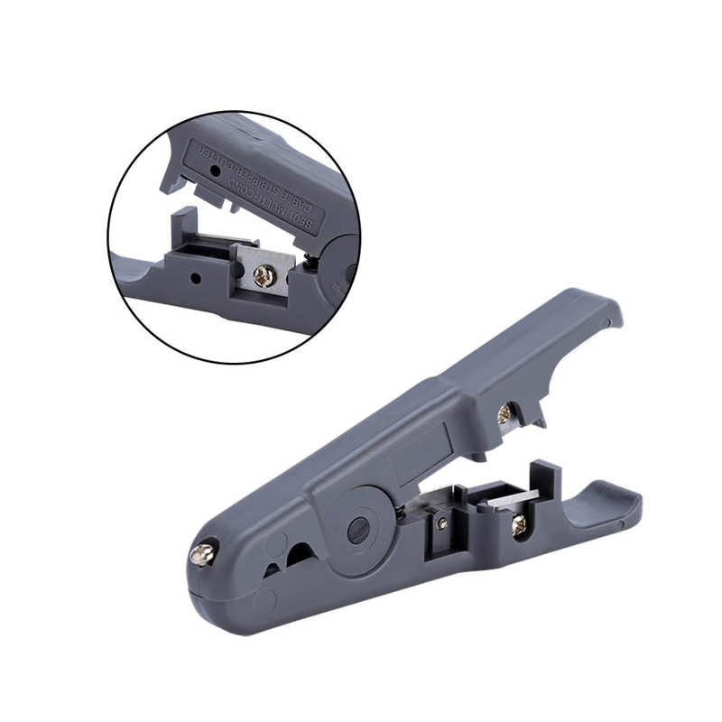 Verstelbare Wire Stripper Utp/Stp Netwerk Kabel Striptang Kabel Stripper Voor Ronde/Platte Utp Stp Netwerk Telefoon kabel