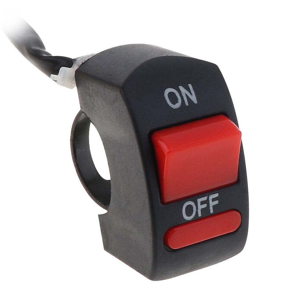 1 Pcs 12 - 24V Universal Stuur Schakelaar Aan-uit Knop Koplamp Vlam Uitrol Schakelaar Geschikt Voor Motorfiets/Cars