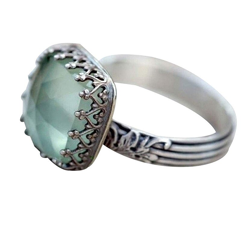 Blumen- Natürliche Peridot Antike Ring Für Frauen Engagement Hochzeit Versprechen Datum Großen Platz Stein Ringe